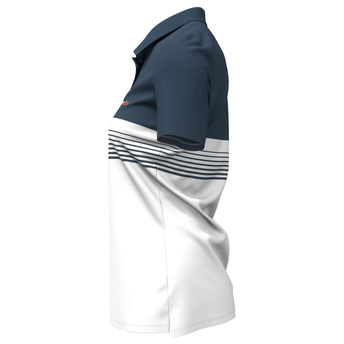 Custom Sublimated Women’s Short Sleeve Polo – Side Split