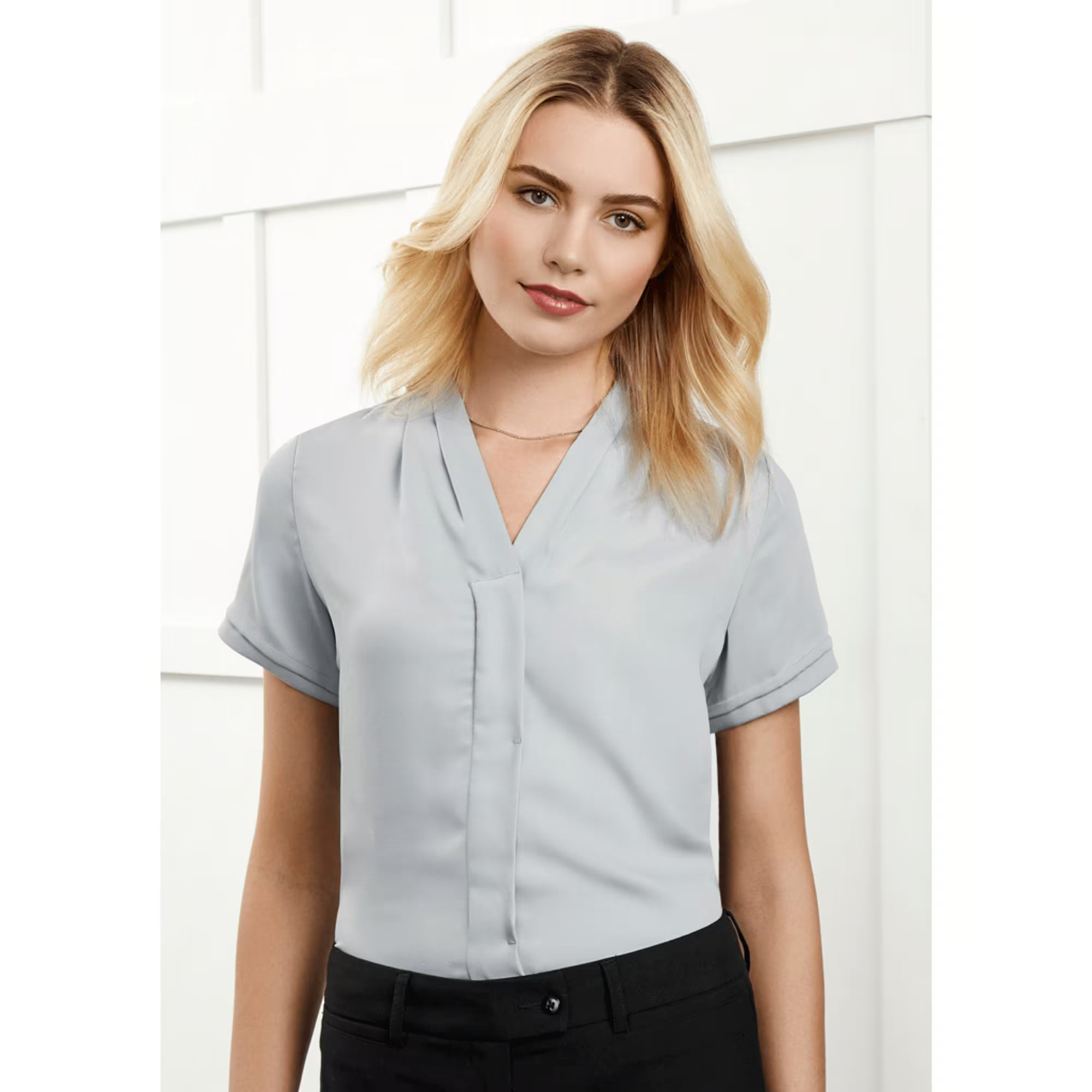 Madison Short Sleeve Blouse - Biz Corporates - Product Image | Uniform Link