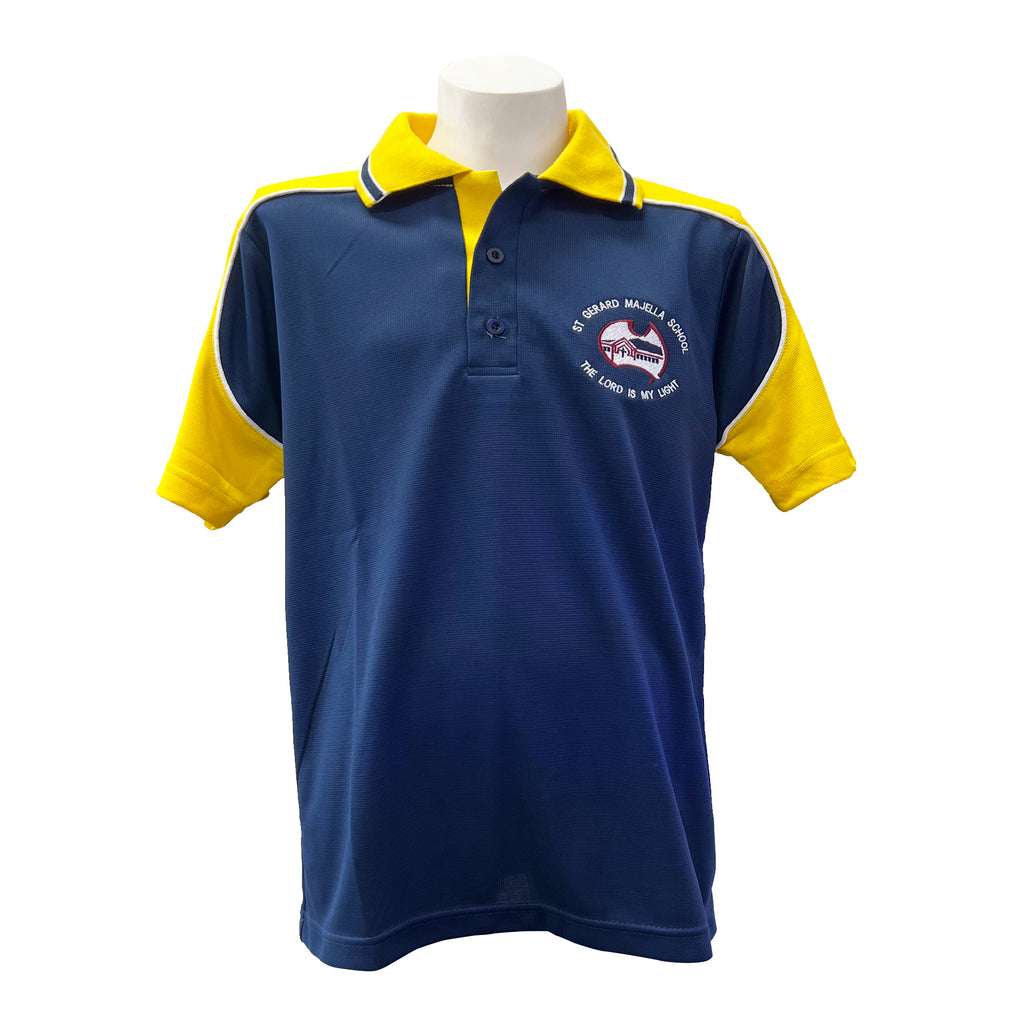 St Gerard Majella School Sports Polo Citrus