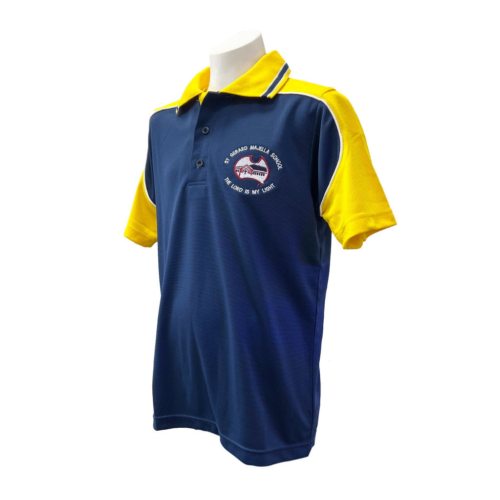 St Gerard Majella School Sports Polo Citrus