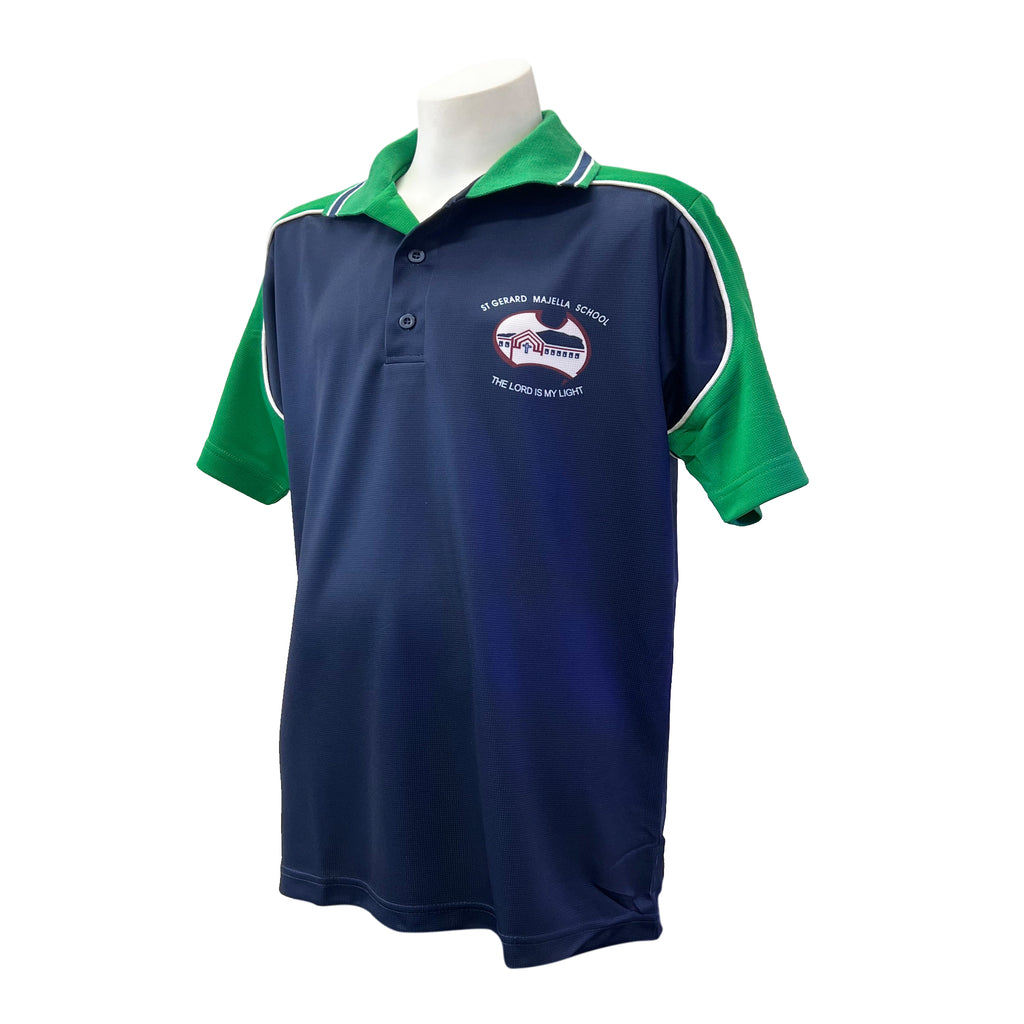 St Gerard Majella School Sports Polo Emerald
