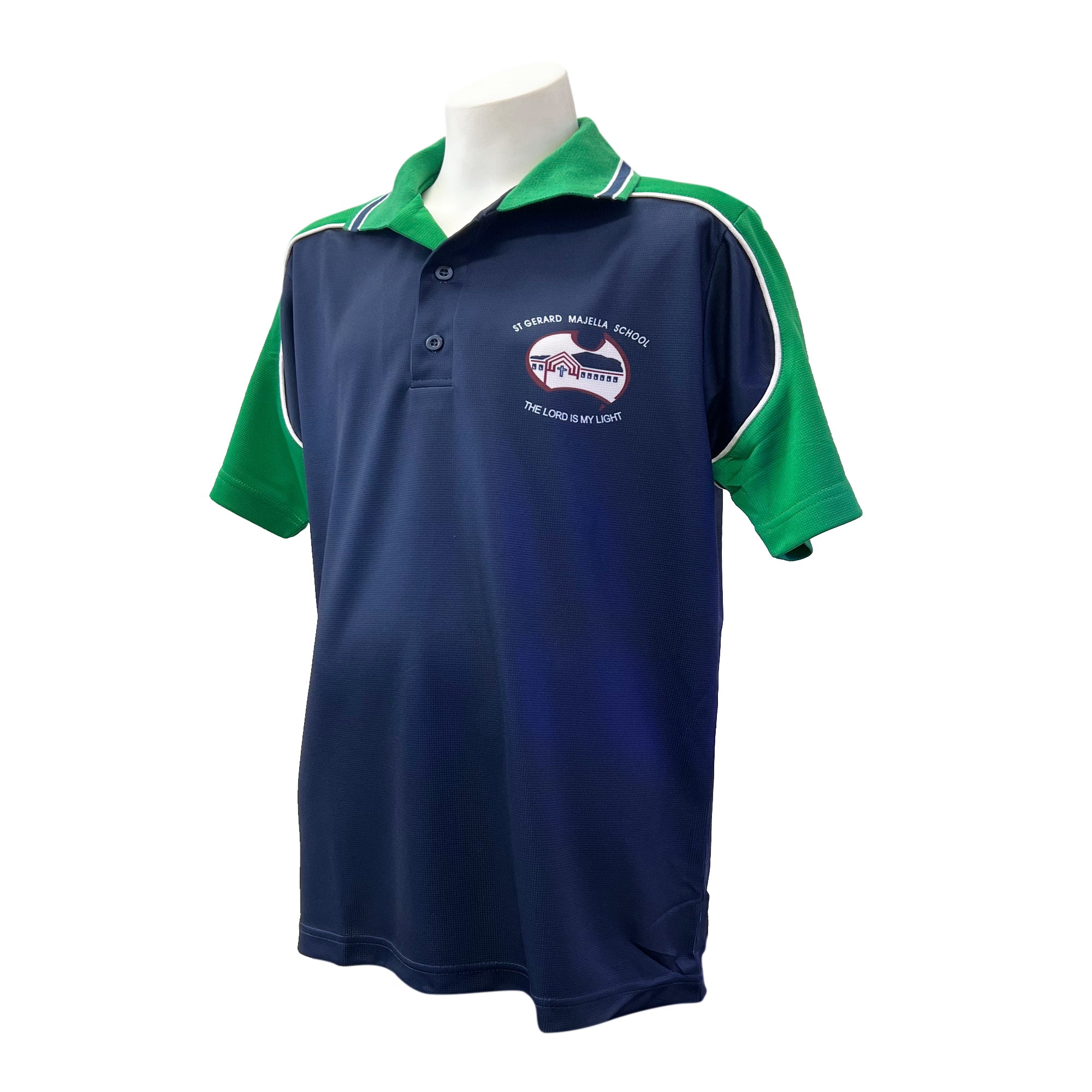 St Gerard Majella School Sports Polo Emerald