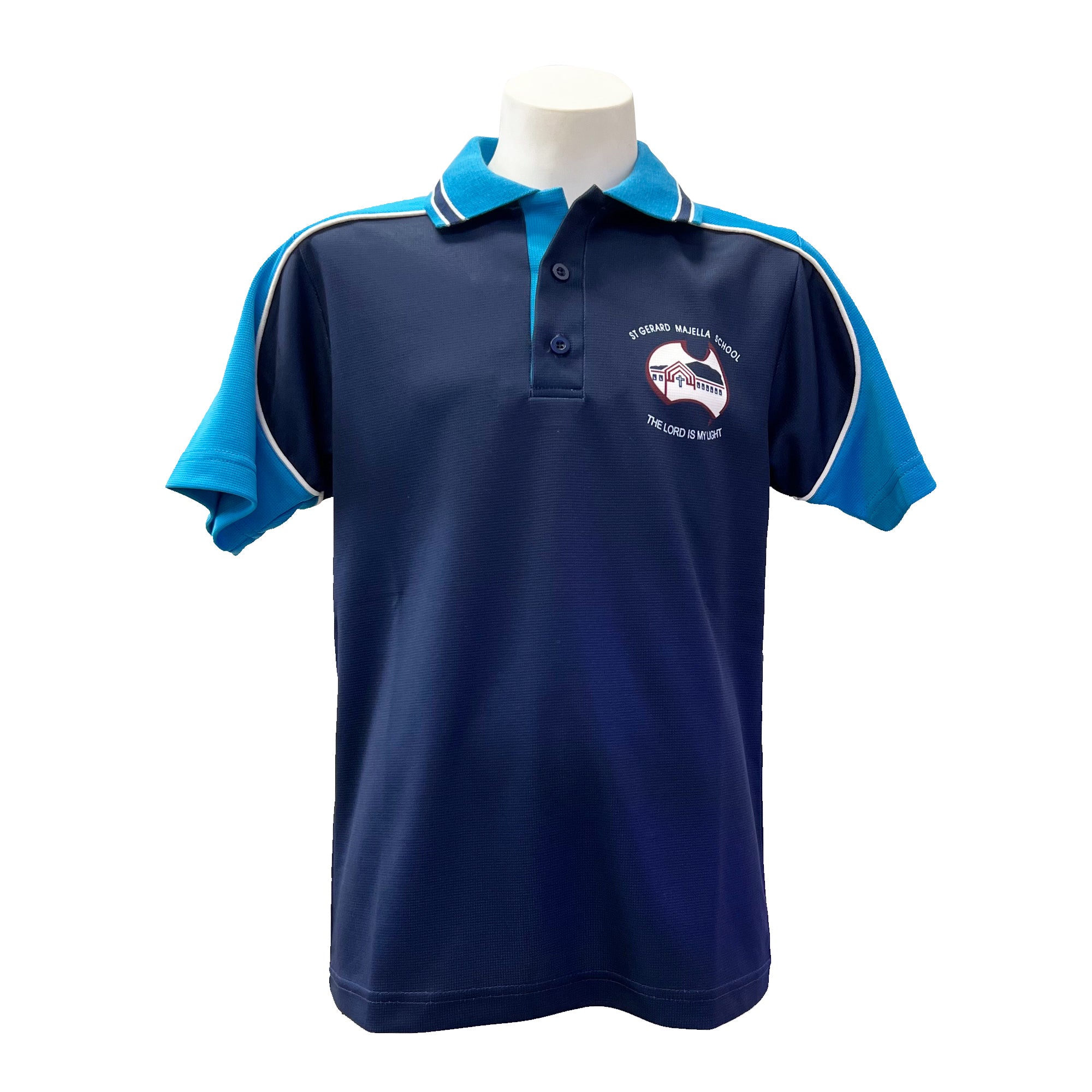 St Gerard Majella School Sports Polo Turqoise