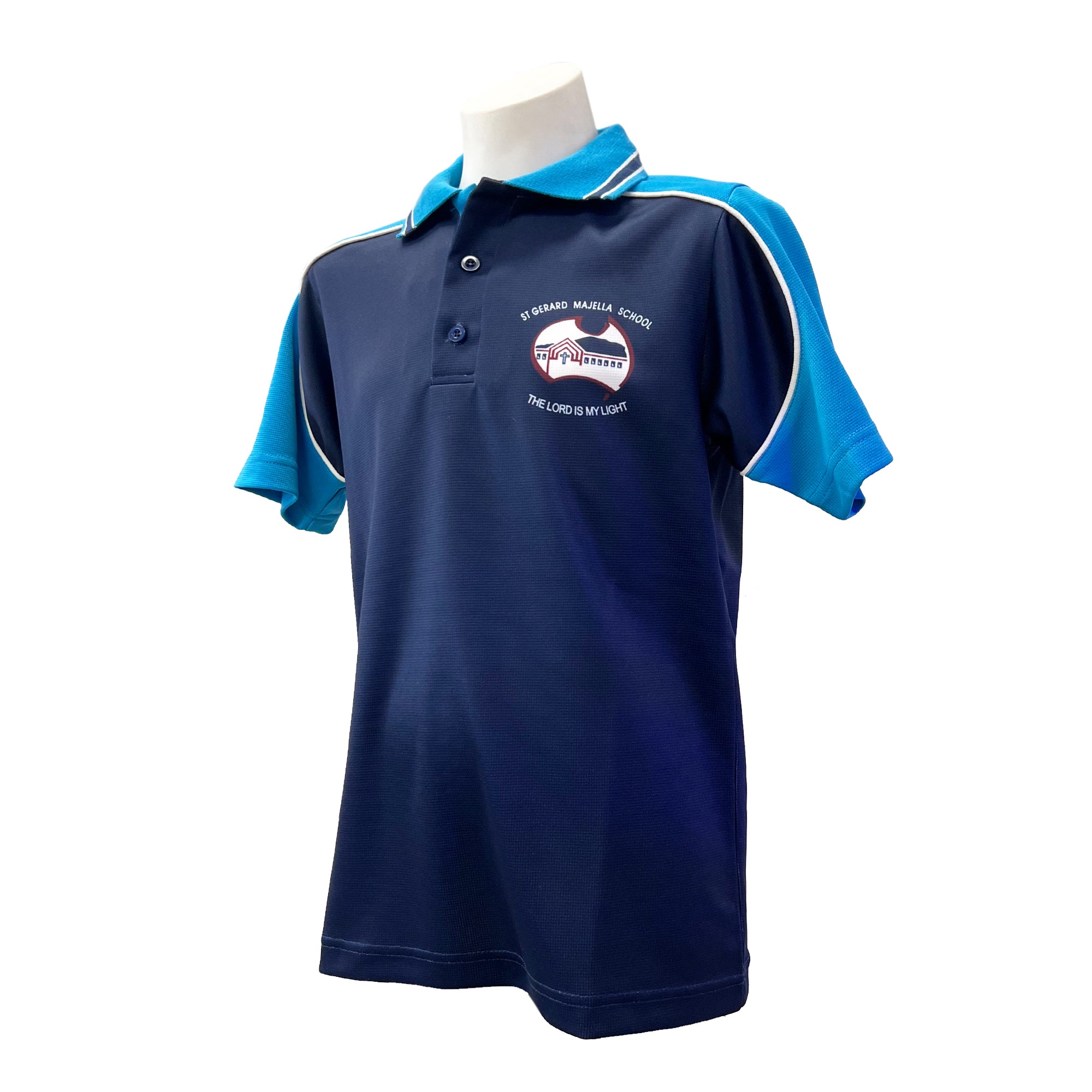 St Gerard Majella School Sports Polo Turqoise