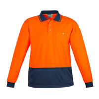 Unisex Hi Vis Basic Long Sleeve Polo - Syzmik
