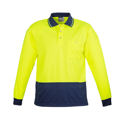 Unisex Hi Vis Basic Long Sleeve Polo - Syzmik