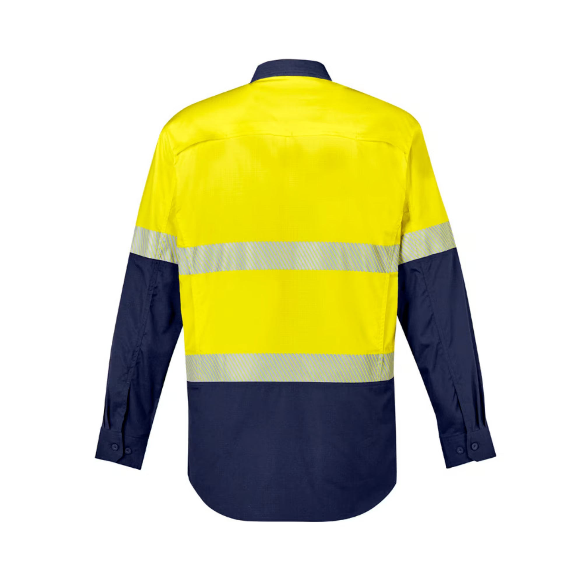Mens Rugged Cooling Hi Vis Segmented Tape Long Sleeve Shirt - Syzmik