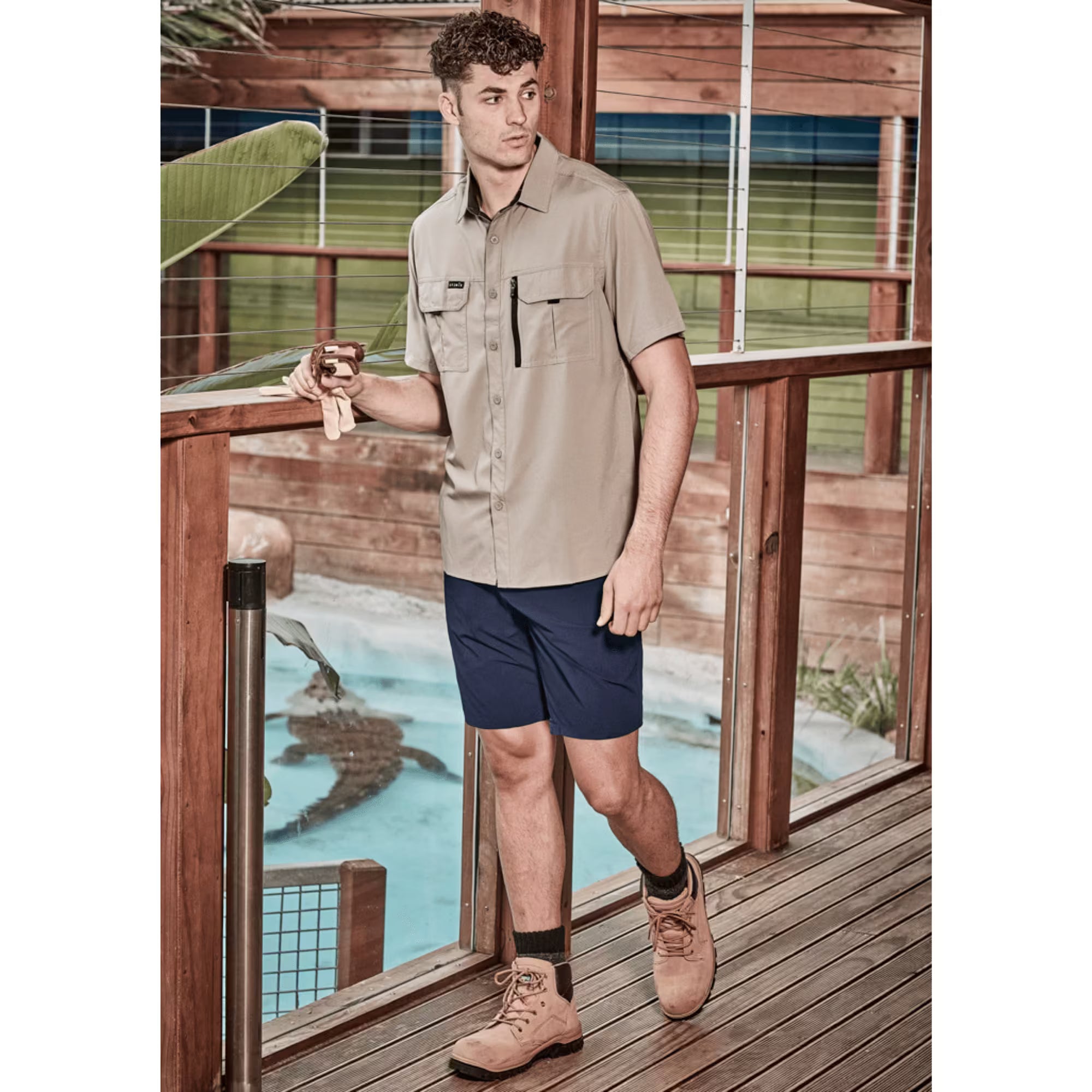 Mens Short Sleeve Outdoor Shirt - Syzmik - Product Image 2 | Uniform Link