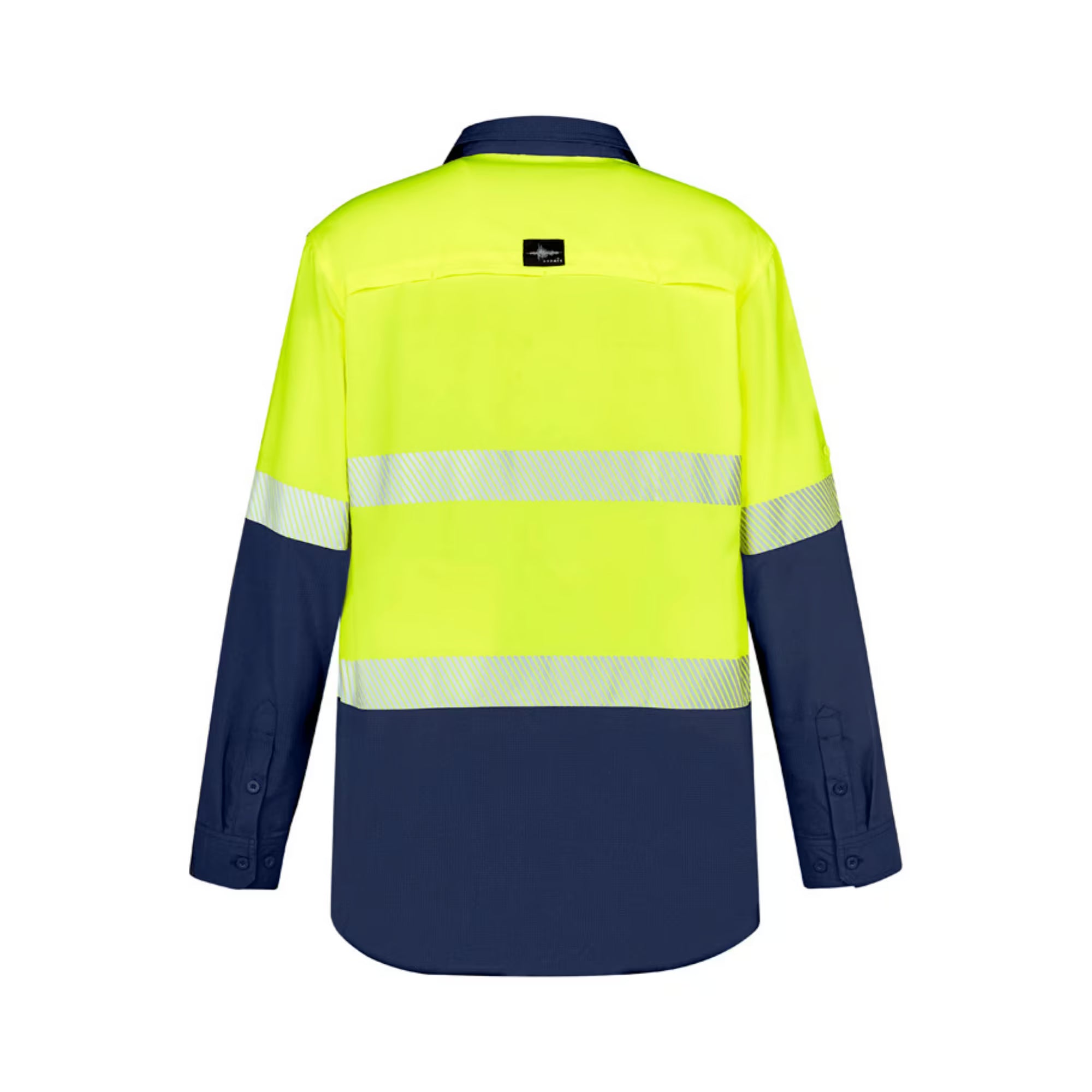 Mens Hi Vis Outdoor Segmented Tape Long Sleeve Shirt - Syzmik - Product Image 1 | Uniform Link