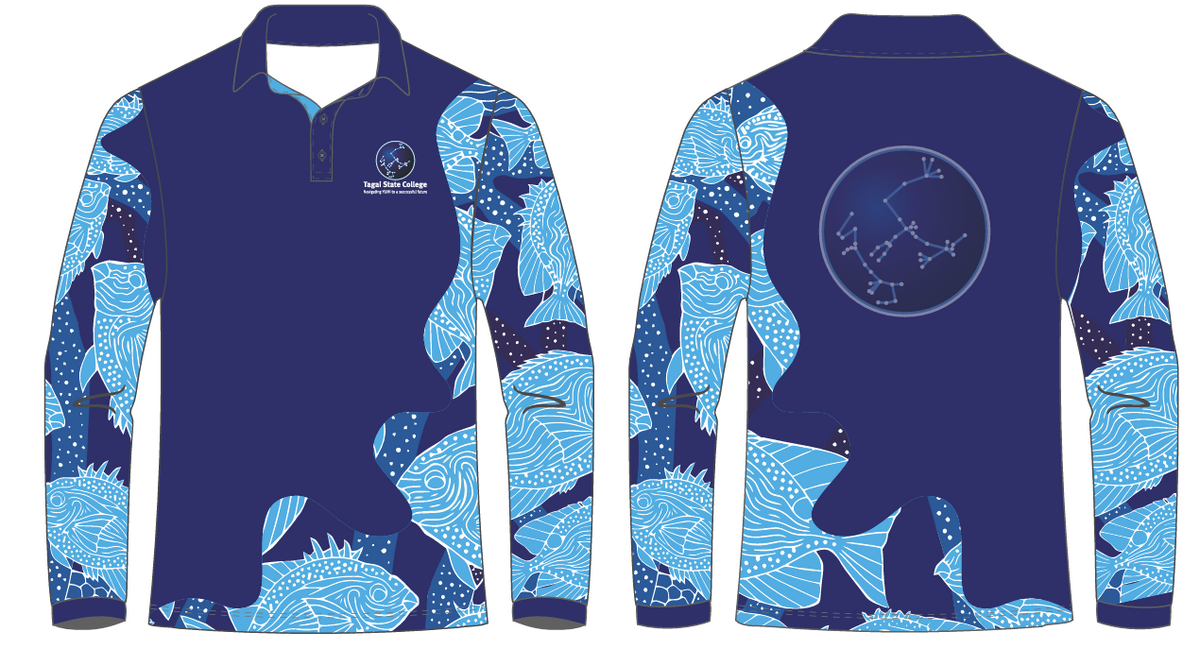 Pre-order Tagai State College Long Sleeve Polo