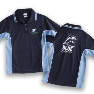 PLC Sports Polo Blue Dolphins
