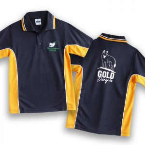 PLC Sports Polo Gold Dingoes