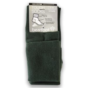 Socks bottle green 3 pk
