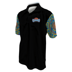 CAIRNS BASKETBALL MENS BLACK POLO