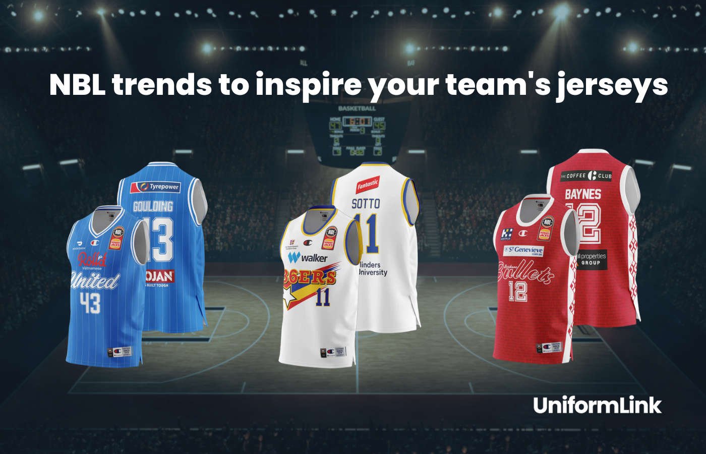 NBL trends to inspire your team's custom basketball jerseys - Uniform Link