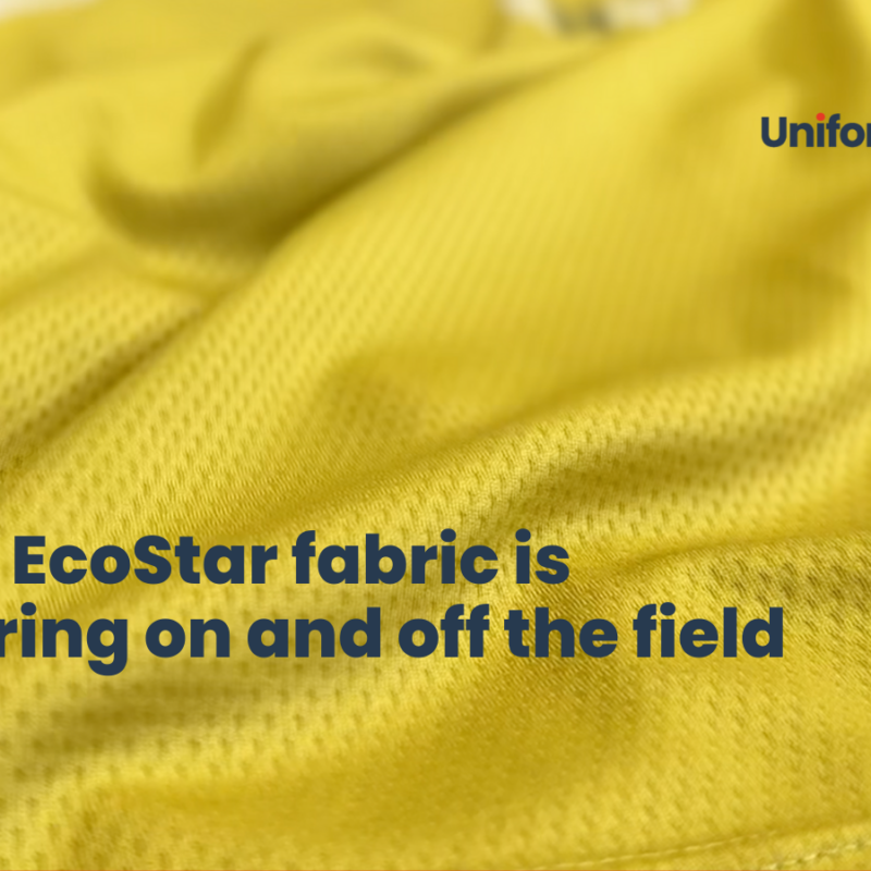New EcoStar recyclable fabric is starring on and off the field.