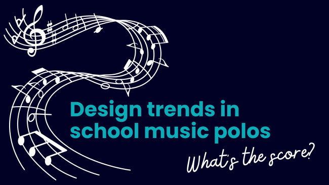 Design trends in music polos Design trends in school music polos