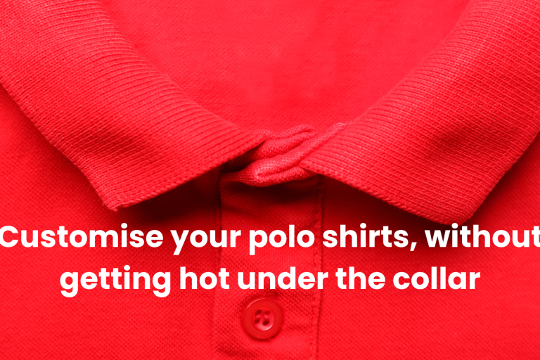 polo shirts Customise your polo shirts, without getting hot under the collar