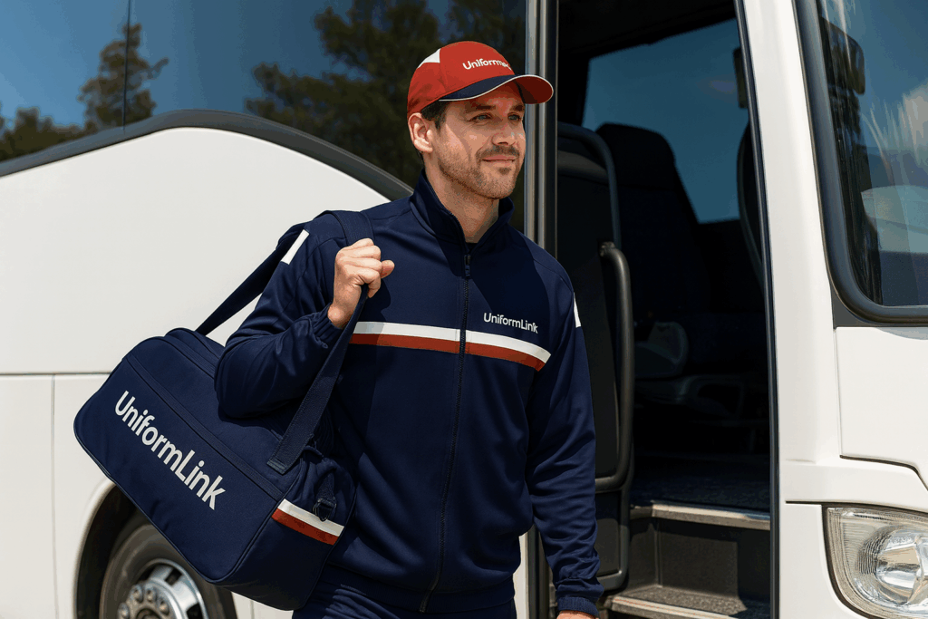 Soccer player wearing branded uniform, branded bag and custom hat in Australia  